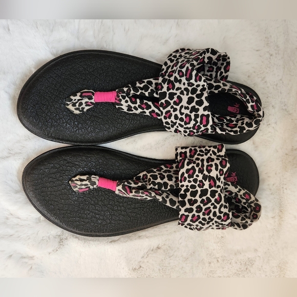NWOT Sanuk Yoga Sling Sandal - girls Size 5/6 - Picture 8 of 8